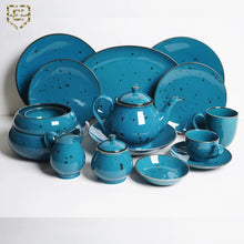 Load image into Gallery viewer, Sigma Blue 32 & 17 Pieces Dinner Set - Sigma Series