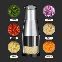 Load image into Gallery viewer, Garlic Crusher Onion Chopper Multipeler Vegetables Chopper Manual Garlic Press Machine Garlic Squeezer Kitchen Gadget