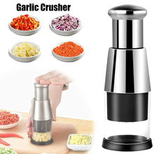 Load image into Gallery viewer, Garlic Crusher Onion Chopper Multipeler Vegetables Chopper Manual Garlic Press Machine Garlic Squeezer Kitchen Gadget