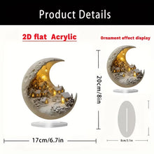 Load image into Gallery viewer, Christmas Xmas Tree Desktop Ornament Moonhouse DIY 2D Decoration Acrylic Merry Christmas Signs Plaque Mother's Day Party Gifts