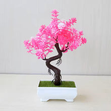 Load image into Gallery viewer, Modern Potted Artificial Greenery – Small Simulated Desktop Tree for Room Styling – Elegant Faux Plant Ornament for Shelves and Coffee Tables

