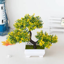 Load image into Gallery viewer, Modern Potted Artificial Greenery – Small Simulated Desktop Tree for Room Styling – Elegant Faux Plant Ornament for Shelves and Coffee Tables
