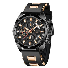 Load image into Gallery viewer, Fashion Mens Watches Top Brand Luxury Silicone Sport Waterproof Watch Men
