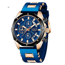 Load image into Gallery viewer, Fashion Mens Watches Top Brand Luxury Silicone Sport Waterproof Watch Men
