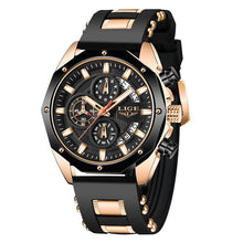 Load image into Gallery viewer, Fashion Mens Watches Top Brand Luxury Silicone Sport Waterproof Watch Men
