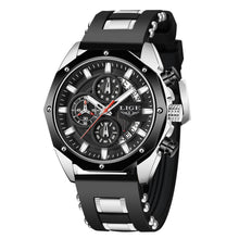 Load image into Gallery viewer, Fashion Mens Watches Top Brand Luxury Silicone Sport Waterproof Watch Men
